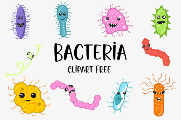 Bacteria Clipart Free: Graphics for Real Local Business Use