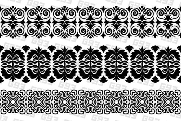 Black and White Patterns Set for Graphics Freebies
