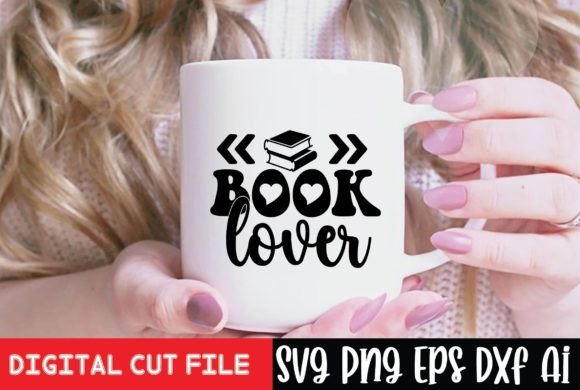 Book Lover SVG Design: Graphics and Crafts