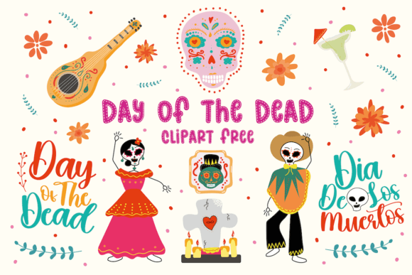Day of the Dead Clipart Free Graphics