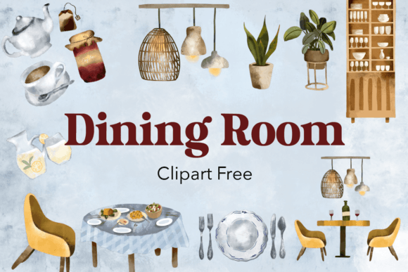 Dining Room Clipart Free Graphics