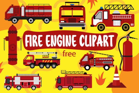 Fire Engine Clipart Free Graphics