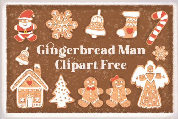 Gingerbread Man Clipart Free Graphics