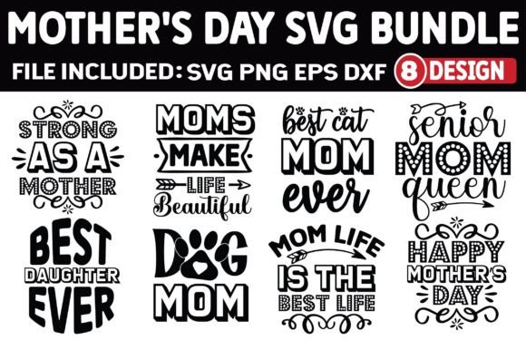 Mother's Day SVG Bundle Free: Graphics & Crafts