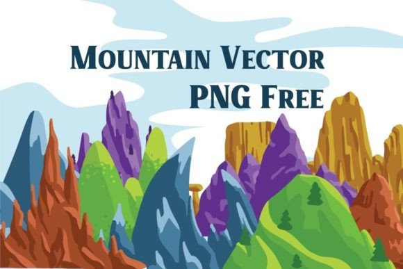 Mountain Vector PNG Free Graphics
