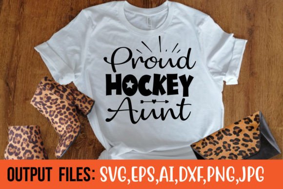 PROUD HOCKEY AUNT Graphics & Crafts