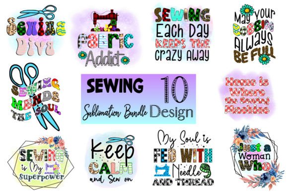 Sewing Sublimation Bundle for Crafts and Graphics