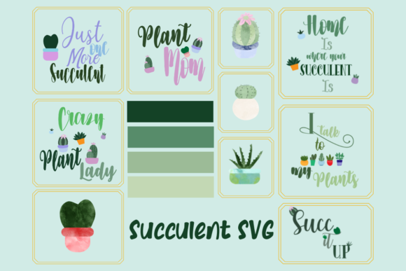 Succulent SVG: Graphics for Local Business Branding