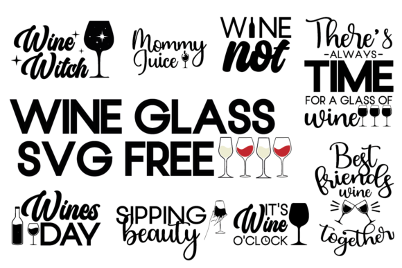 Wine Glass SVG Free Graphics