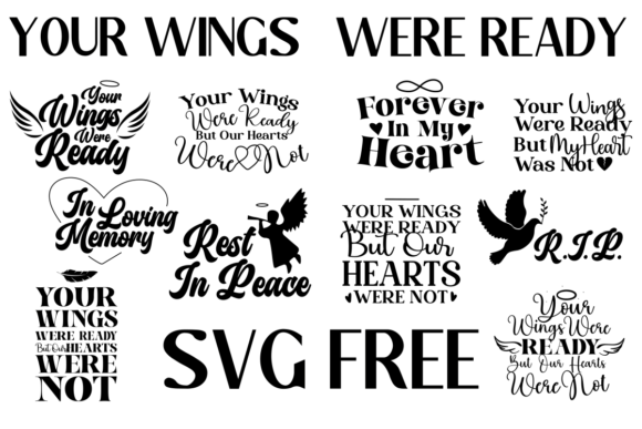 Your Wings Were Ready SVG Free Graphics